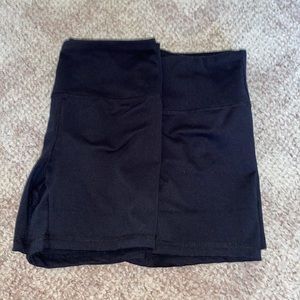 Small black shorts !